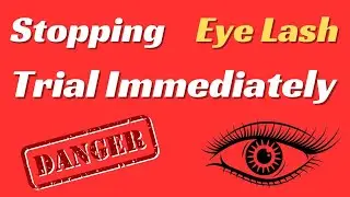 ‼️ Stopping my Lash Serum Trial - Highlighting the Dangers | Rocks Steady 👁️