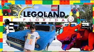 LEGOS GIGANTES e Montanhas-Russas no Parque LEGOLAND na Flórida!