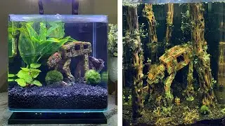 Star Wars At-At Aquarium Statue