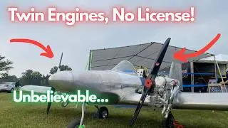 No Pilot License REQUIRED... Twin-Engine Aircraft
