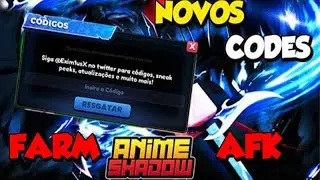 2 NOVOS CODIGOS NO ANIME SHADOW + TODOS CODES! COMEÇE BEM