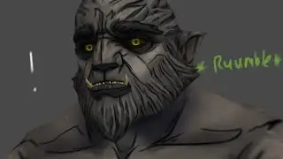 Hungry werewolf Bigby