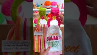 Crochet Towel Holder Ring #shorts