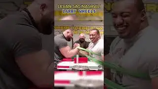 he's NOT BUDGING‼️😱 LEVAN SAGINASHVILI vs LARRY WHEELS 