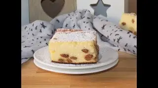Romanian crustless cheesecake | Prajitura cu branza dulce fara blat