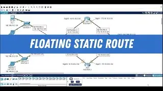 Floating Static Route (Cisco Packet Tracer)