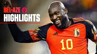 Belgium 5-0 Azerbaijan | LUKAKU ⚽️⚽️⚽️⚽️ | 