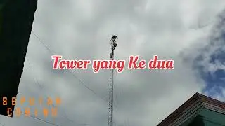 Perawatan 2 Tower Triangle Radio Point To Point agar tidak berkarat dan tahan lama