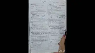 UPPGT CHEMISTRY | EQUILIBRIUM CONSTANT | 2016 QUESTIONS. 