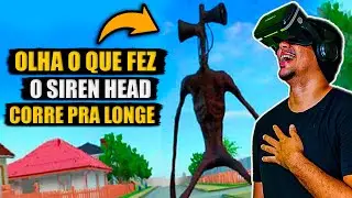 360 Video | Siren Head 360 | Funny Horror Animation VR | 