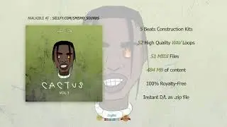 Travis Scott x Young Thug x Don Toliver (Construction Kits + Midi) Trap Sample Pack 2021