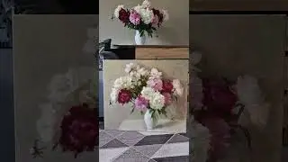Пионы хм 60х80 2024