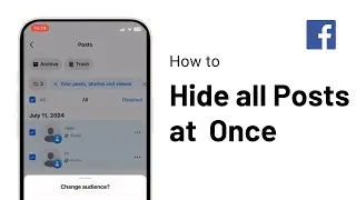 How to Hide all Facebook Posts at Once