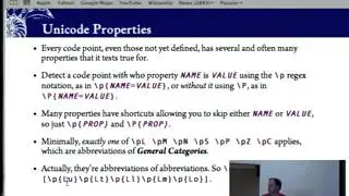 Tom Christiansen   Unicode Regexes