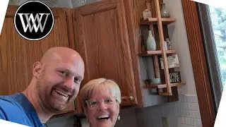 Knick Knack Shelf With Mom