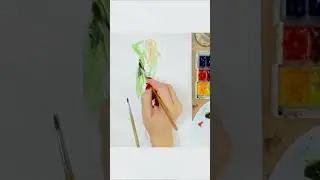 Быстрый акварельный скетч 