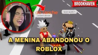 VENDENDO LANCHE NA CASA DAS PESSSOAS EM BROOKHAVEN * A menina se irritou