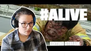 Editing Stream! Come chill with me #Alive reaction