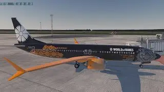 Летим на Boeing 737 MAX-8: Минск - Домодедово (UMMS-UUDD) | X-Plane 11 | Active Sky XP