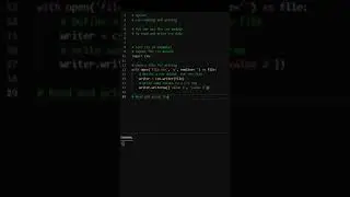 How to read and write a csv in Python