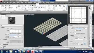 AUTOCAD 3D BASIT MALZEME ATAMA HALI DESENI OLUŞTURMA VE İLK RENDER