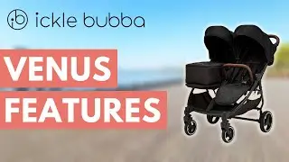 Icklebubba Venus Double Stroller Key Features