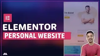 How to create Personal Portfolio website using Elementor Pro - A custom website using Elementor pro