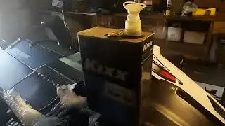 Буран 4тд с Американским двигателем. Замена масла в коробке.