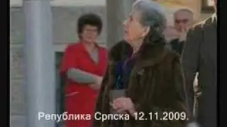 Biljana Plavsic u Republici Srpskoj 12.11.2009. †