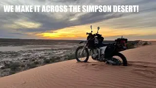 RACING ACROSS THE SIMPSON DESERT BEFORE NIGHT TIME! - Great Northern Adventure PART FIFTEEN!