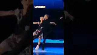 sepasang kekasih cilik sedang memperlihatkan talenta dance nya ke penonton dan hasill.....