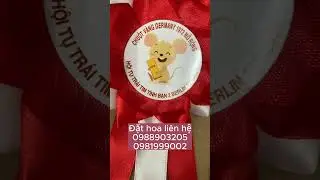 Mẫu hoa cài áo sự kiện - Hoa cài ngực đại biểu đẹp