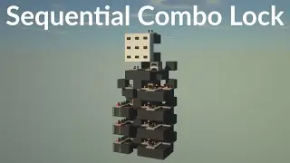Minecraft Java/Bedrock | Sequential Combo Lock Tutorial