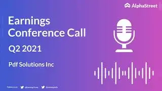 PDFS Stock | Pdf Solutions Inc Q2 2021 Earnings Call