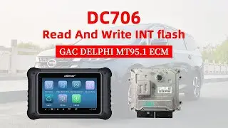 OBDSTAR DC706 GAC Delphi MT95.1 ECM Read Write INT Flash by Bench - Cardiagtool