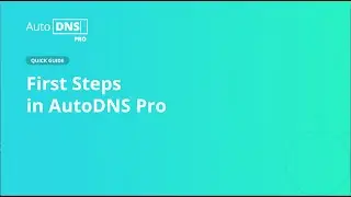 AutoDNS Pro: First Steps & Extended White-Labeling