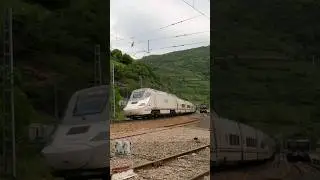 Alvia a León saliendo de Puente los Fierros. 9/5/2021