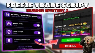 [🥶] FULL TUTORIAL!! Freeze Trade Script - Murder Mystery 2 🔪 | KEYLESS! | PASTEBIN | JUNE 2026 