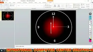 How to MS PowerPoint In Hindi Tutorial (Clock Watch Timers)