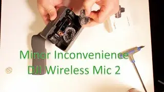 DJI Wireless Mic 2 minor inconvenience - Do better, DJI. Nit Picky User