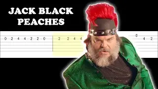 Jack Black - Peaches (Easy Slow Guitar Tabs Tutorial)