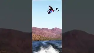 Over 20 ft Backflip Over Boat Wake 