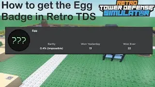 (NO LONGER OBTAINABLE) How to get the Egg Badge in Retro TDS