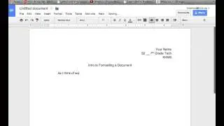 Line Spacing Tutorial   Google Docs