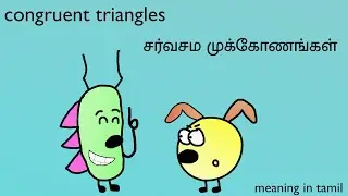 congruent triangle meaning in tamil