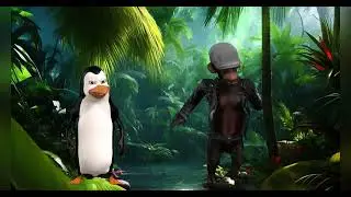 The FUNNIEST New Trend! Funny Dancing Goriel Elf and Penguin