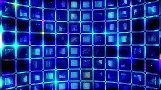 blue cubs  Abstract Glow Rings Light Tunnel, VJ Loops 2021, Free Video Background music