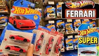 NEW FERRARI HOT WHEELS AT TARGET STORE, GET THE SUPER TREASURE HUNT MCLAREN.