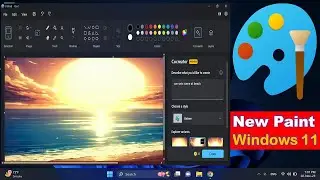 Microsoft New Paint App in Windows 11 With Custom Image Generation Feature (2023)
