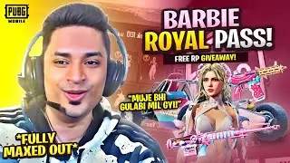 NEW BARBIE THEME ROYAL PASS 😍 - 100 RP MAXING OUT🔥- PUBG MOBILE PAKISTAN